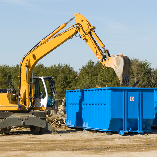 how many times can i have a residential dumpster rental emptied in Nances Creek